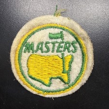 1970s Masters Tournament Augusta National Golf Club Felt PatchEmbroidered Vtg b