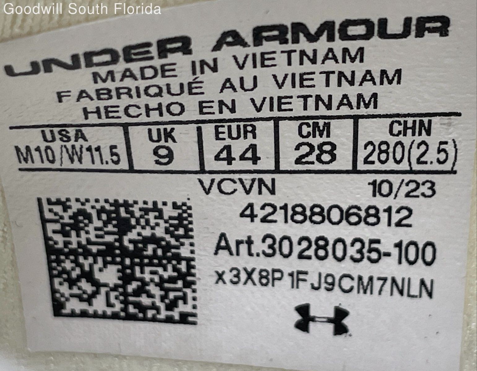 Under Armour Unisex HOVR Phantom 2 Inknt White Sneaker Shoes Size M 10 W 11.5 thumbnail 7