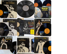 Lot of 9 Elvis Presley LPs 