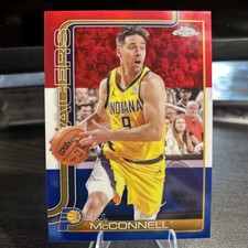 2025-26 Topps Chrome TJ McConnell Red White Blue #11