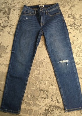 Studio Blue Jeans 27 Casey Mid Rise Relaxed Skinny Medium Wash Distressed