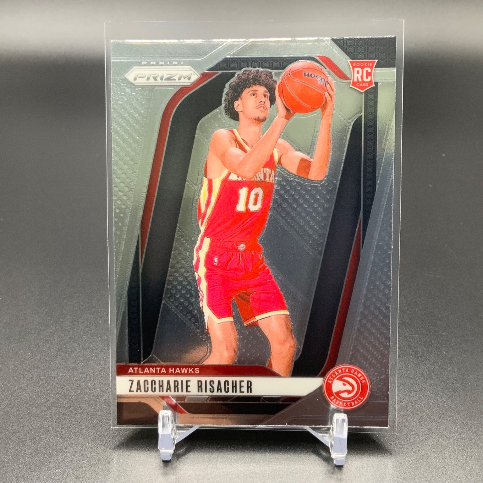 2024-25 Panini Prizm Rookie Variation Zaccharie Risacher #265 RC Rookie GRC1296