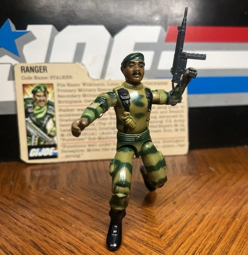 Gi Joe Stalker 1982-1983 Lot V1.5 100% Complete w/File Card💥Tight-Great Paint