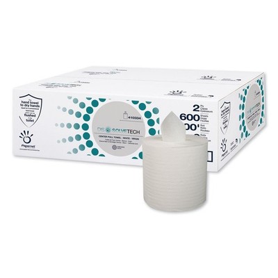 Papernet 410334 DissolveTech Center-Pull Paper Towel - White (6/Carton) New