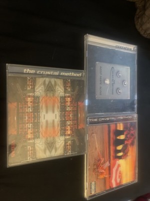 3 Crystal Method CDs Keep Hope Alive Single Tweekend Vegas Albums 90s Techno DJ