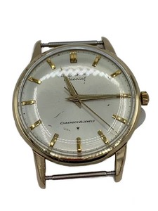 Authentic SEIKO CROWN SPECIAL Manual Wind Watch Gold Plated 15021E