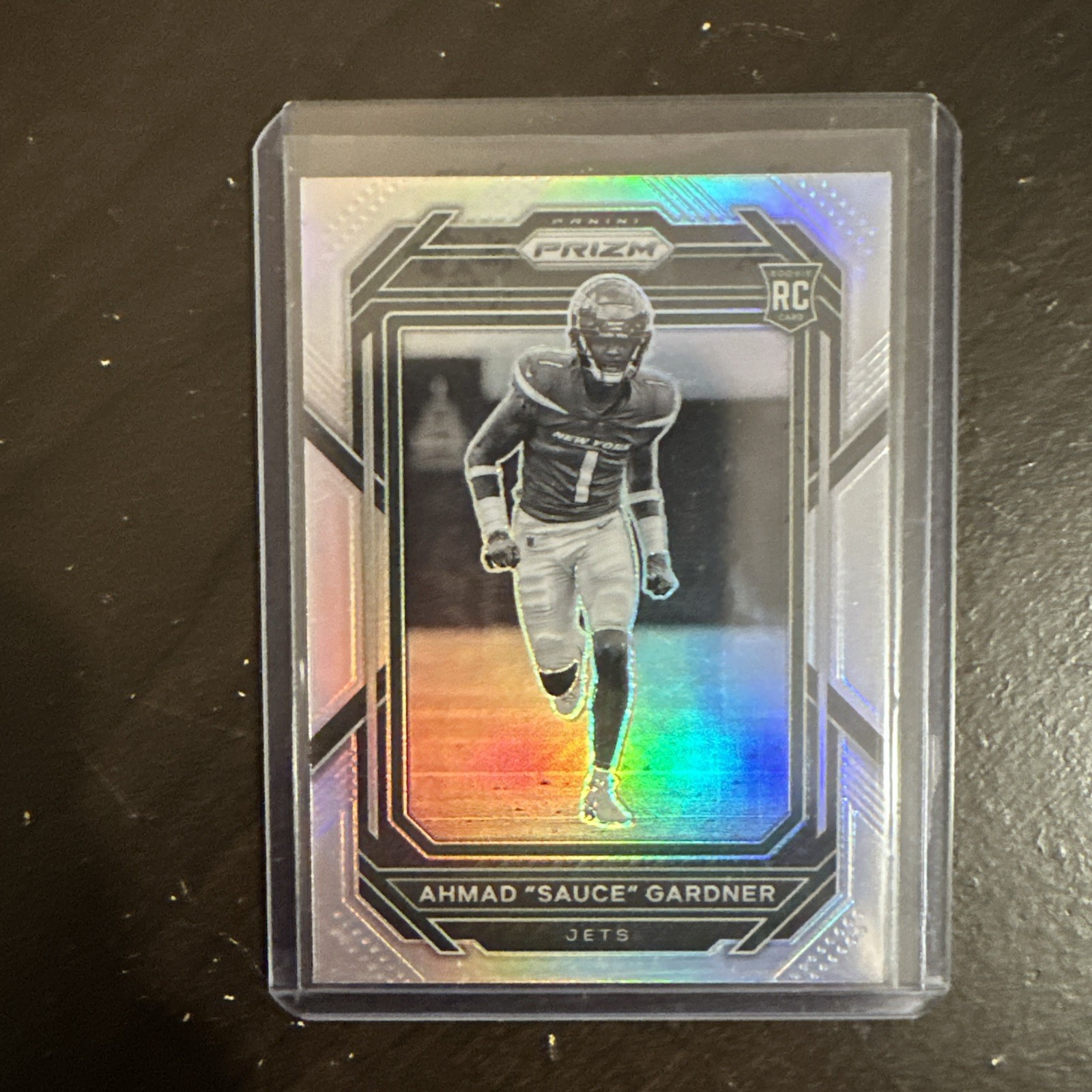 2022 Panini Prizm - Rookie Variation Ahmad Gardner #341 Silver Prizm (RC) B&W