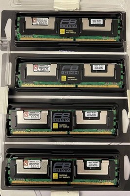 4x Kingston 2GB DDR2 ECC FB-DIMM 667MHz KVR667D2D4F5/2GI Server RAM