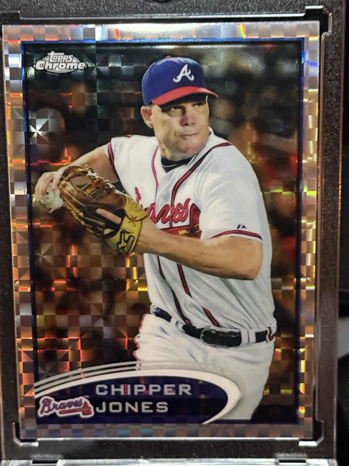 2012 Topps Chrome - Chipper Jones #96 X-Fractor
