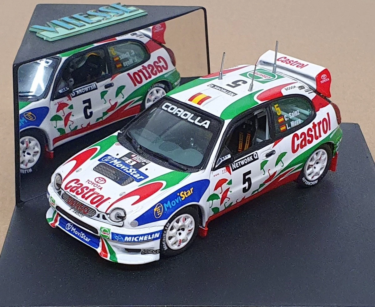 Miniature Vitesse 1/43 Toyota Corolla Rallye Finlande #7 Auriol - Réf V98017