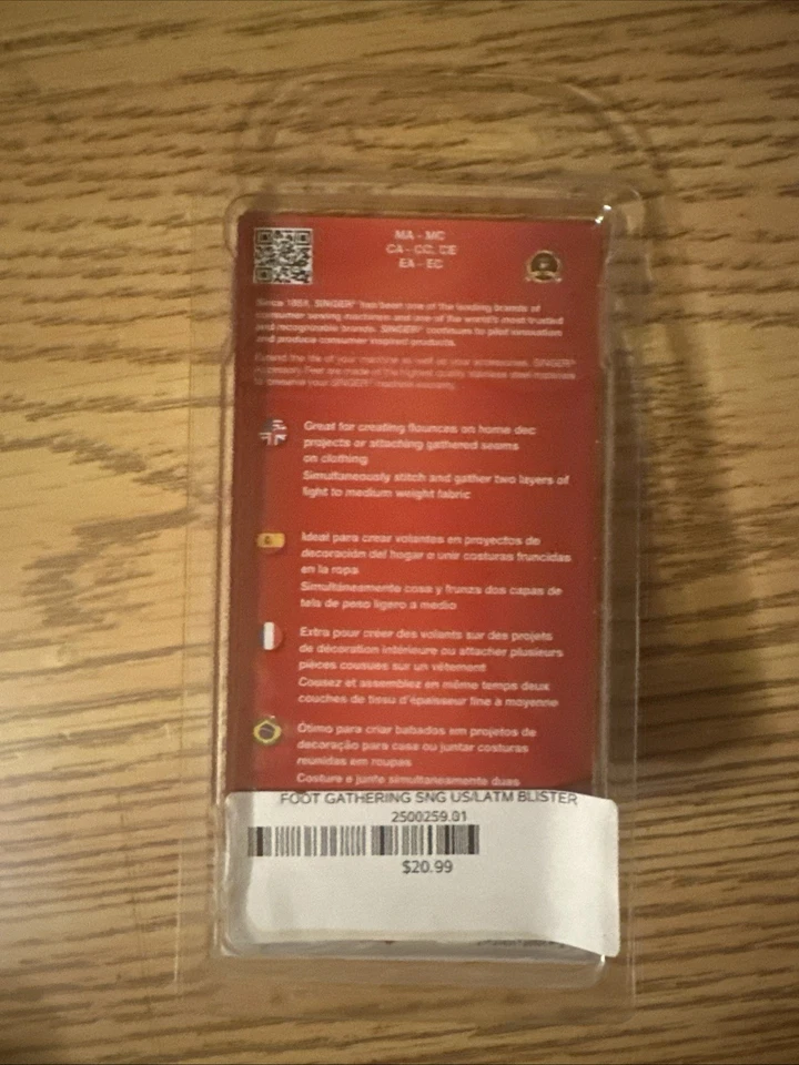 Pie de reunión SINGER Foto 2 de 2