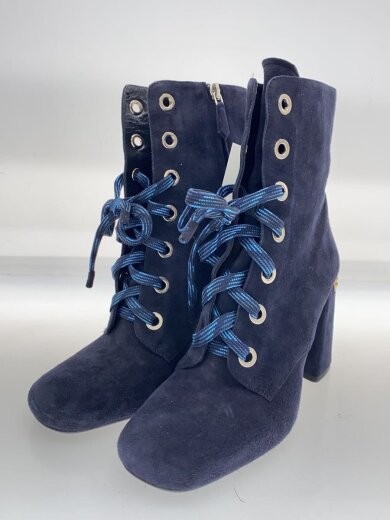 PRADAブーツ 38 PRADA/Lace-up/Short Boots/Boots/Size 38/Navy | eBay