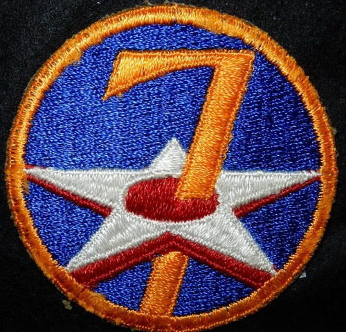 WW2 7th USAF US SEVENTH AIR FORCE PATCH USA MILITARY BADGE WORLD WAR II