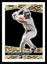 1993 Topps Black Gold #32 Juan Gonzalez Texas Rangers