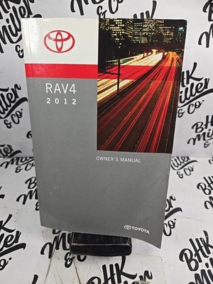 2012 TOYOTA RAV4 OWNERS MANUAL OPERATORS USER GUIDE BOOK