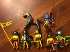 Knights Playmobil Vintage With Armor & Weapons Accessories