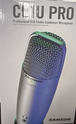 CO1U PRO USB Studio Samson Condenser Microphone With Tripod For Podcast, Music