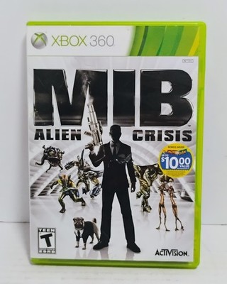 2012 MICROSOFT XBOX 360 MIB MEN IN BLACK ALIEN CRISIS CIB COMPLETE IN BOX
