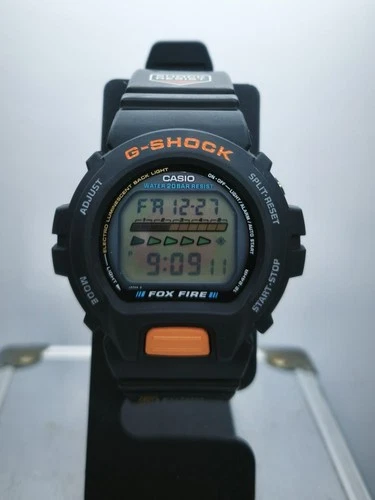 Vintage Casio G Shock DW-6600B-1A FOX FIRE 1199 Module (1994) Men Watch RARE