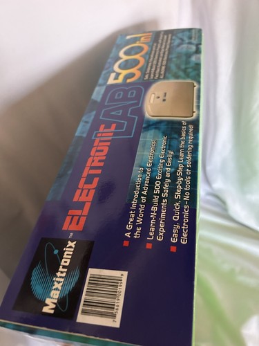 Maxitronix Electronic Lab 500 in 1 Learning Lab Education STEM In Original Box - Picture 17 of 20