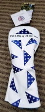 Folds of Honor Rescue/Hybrid Head Cover for **PATRIOTS** SHIP FREE w/Buy It Now!
