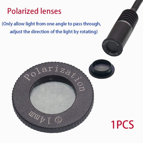 Lampada luce collo d'oca obiettivo polarizzato 6W F industria microscopio fotocamera antiriflesso - Foto 6 di 17