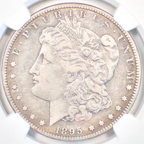 1895-S Morgan Silver Dollar $1 - Certified NGC VF Details - Rare Date Coin!