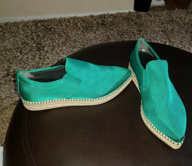 Women S Dkny Trey Green Pointy Slip On Espadrilles Size Uk 7 5 Eu 41 For Sale Ebay women s dkny trey green pointy slip on espadrilles size uk 7 5 eu 41 rrp 100 00