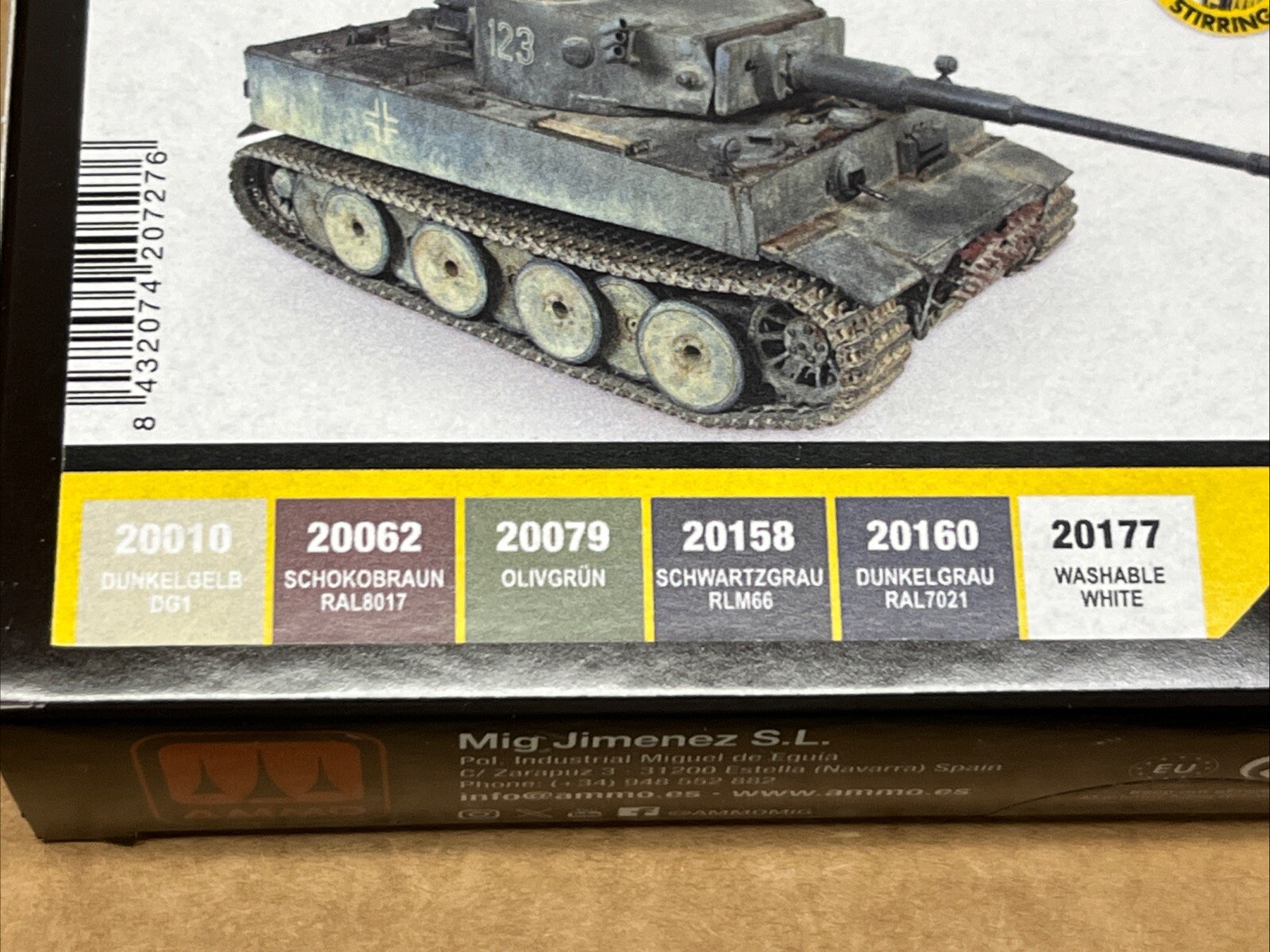 Mig Ammo #20727 ATOM Paint Set - Early/Mid German AFV - (6)