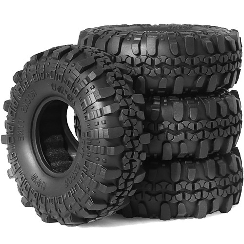1.9"108mm Crawler Tires Rock Terrain Tire for FCX10 Axial SCX10 Pro SCX10 UTB18 - Picture 1 of 6