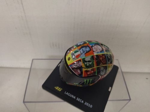 CASCO/HELMET 2010 LAGUNA SECA VALENTINO ROSSI 1:5 SPARK ALTAYA - Imagen 2 de 5