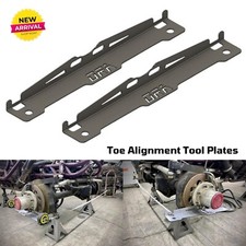 2pc Diy Toe Alignment Tool Plates Adjust For Trailer Jeep Frontrear Tire Wheel