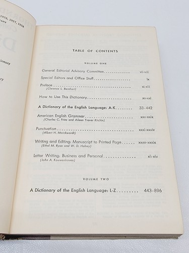 Vintage 1958 Thorndike Barnhart Comprehensive Desk Dictionary 2 Volume Set - Bild 18 von 21