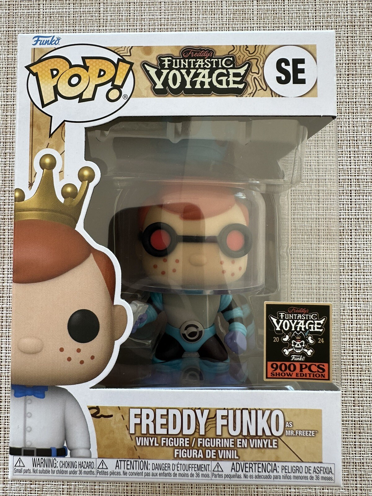 Funtastic Voyage 2024 Funko Fundays LE 900 Mr Freeze Freddy Pop Batman