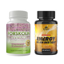 Forskolin Extract Weight Management Pills Energy Boost Brain Health Supplement