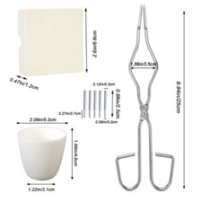 Welding Melting Casting Kit, Quartz Melting Crucible for Jewelry Making ﻿