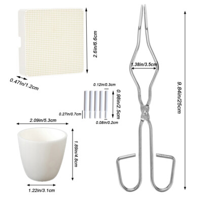 Welding Melting Casting Kit, Quartz Melting Crucible for Jewelry Making ﻿