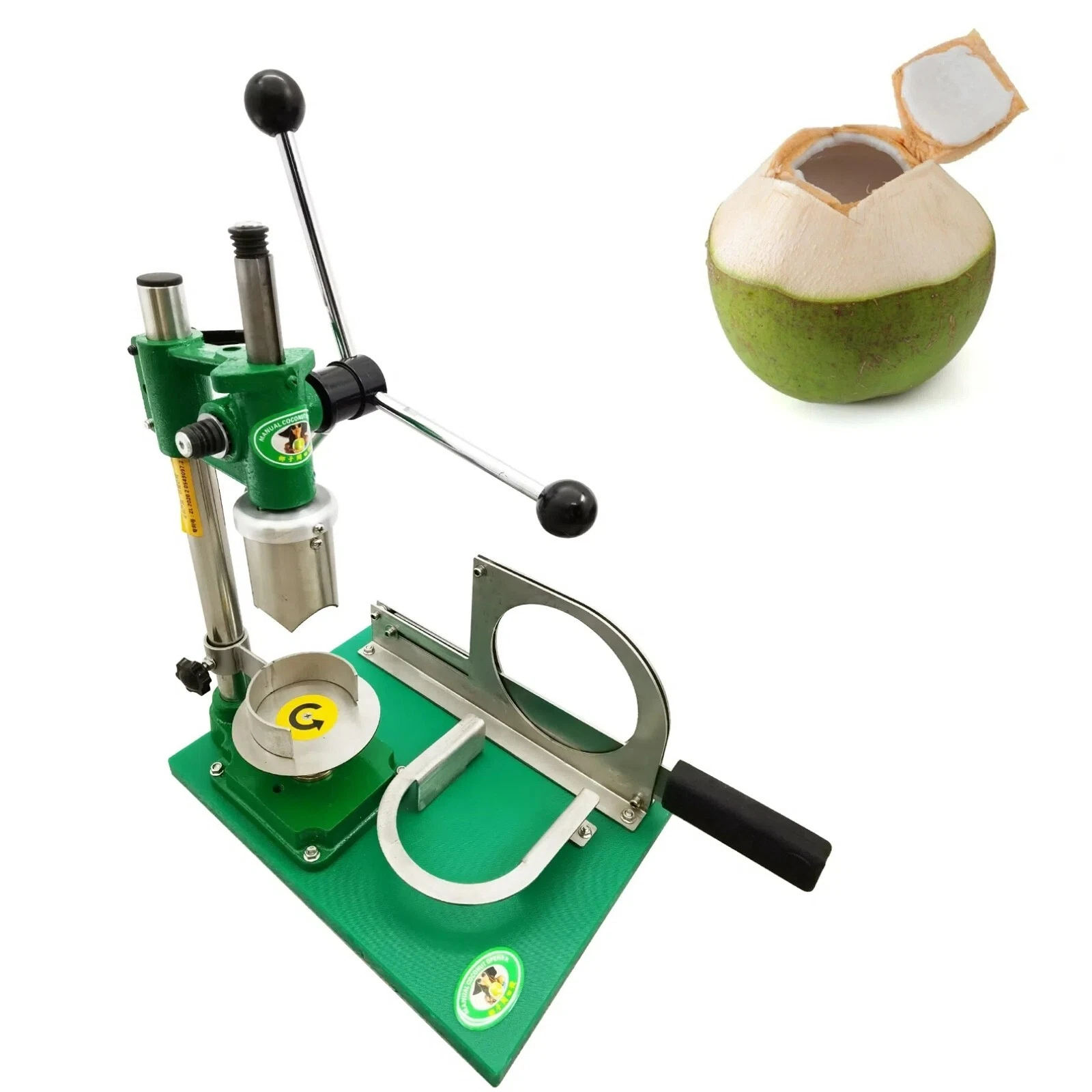 Commercial Manual Coconut Shell Cracking Opener & Coconut Peeler Kichen Tool