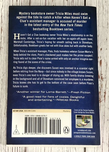 Handbook for Homicide; A Booktown Mystery by Lorna Barrett Paperback - Picture 5 of 5