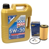 MotoröL ÖLfilter Set SH424P Longlife III 5W-30 5 Liter FüR BMW 3Er Z3 Roadster