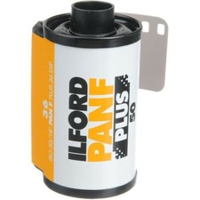 Ilford Pan F Plus Black and White Negative Film 35mm Roll Film, 36 Exposures 