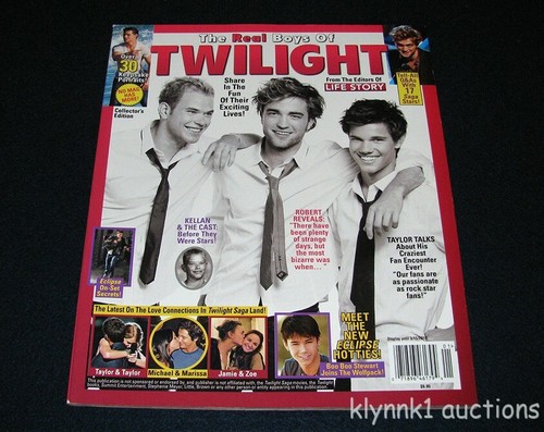 The Real Boys of Twilight Life Story Magazine Taylor Rob Kellan March 2010