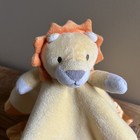 Baby Lovey Child Security Lion Blanket Plush Yellow Satin Back Stepping Stones