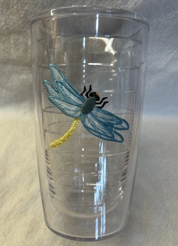 Tervis Dragonfly Lace Patch Tumblers 16 oz Insulated Hot Cold