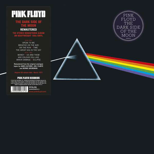 洋楽 Pink Floyd The Dark Side of the Moon LP Pink Floyd – The Dark Side Of The Moon – Vinyl (50th
