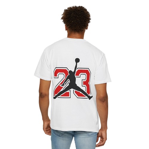 Jordan Unisex Garment-Dyed T-shirt - Casual Tee, Cotton Shirt, Vintage Look