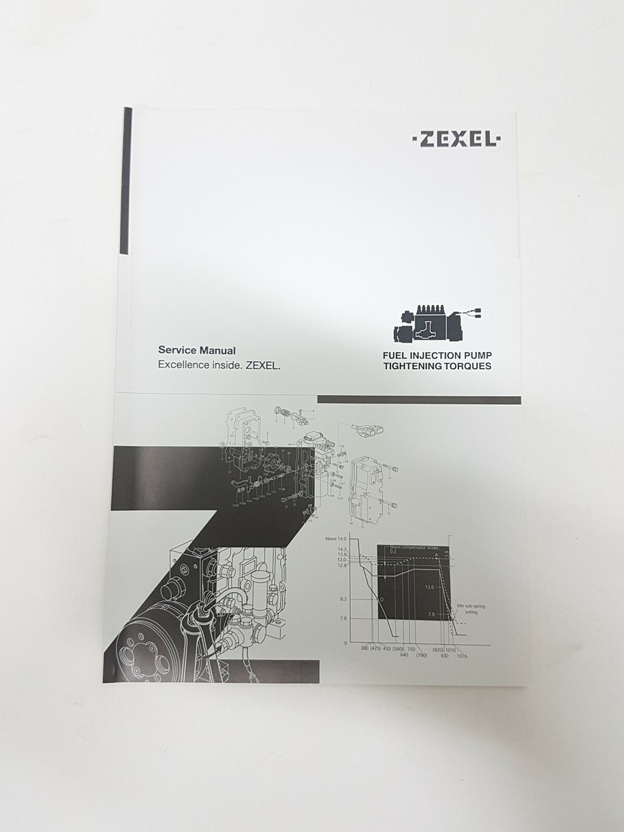 Zexel Service Manual - Fuel Injection Pump Tightening Torques