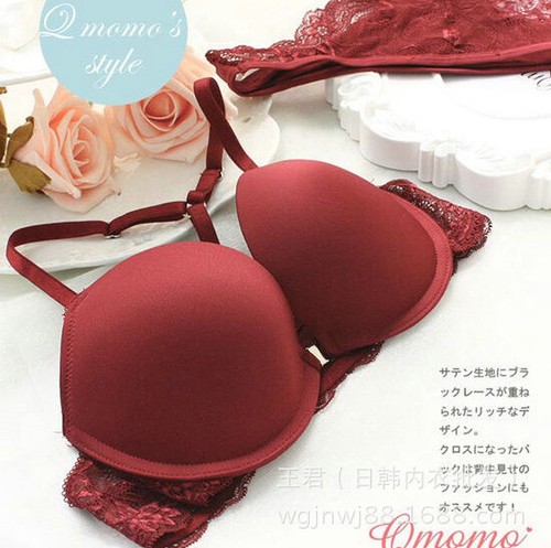 Sexy Front Closure Beauty Smooth Push Up Bra Lingerie Intimate Seamless Bra Set - Picture 37 of 43