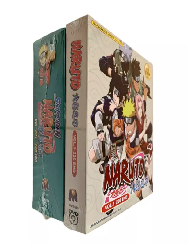 Naruto Shippuden DVD & Naruto Tv Series DVD Complete Animation 1