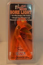 PRO SHOT BORE LIGHT ORANGE 2 PK,FITS HANDGUN,RIFLE CHAMBERS,US SELLER! BRAND NEW